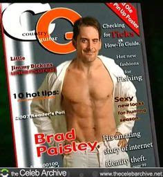 brad paisley nude|Brad Paisley Naked